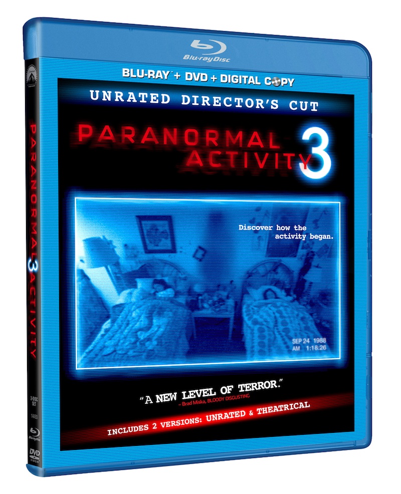 Паранормальное явление 3. Paranormal activity DVD.