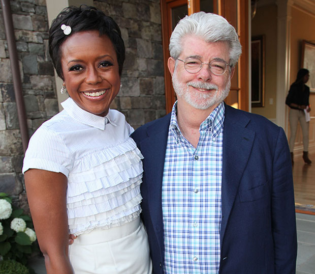 Star Wars' Director George Lucas Engaged to Mellody Hobson